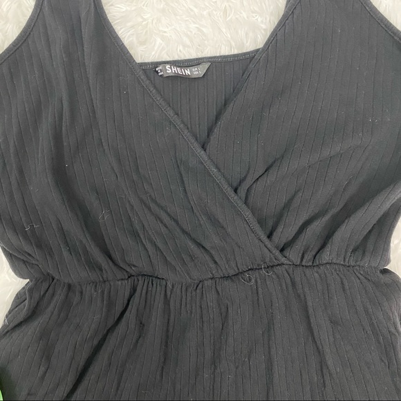 BLACK ROMPER LARGE SHEIN